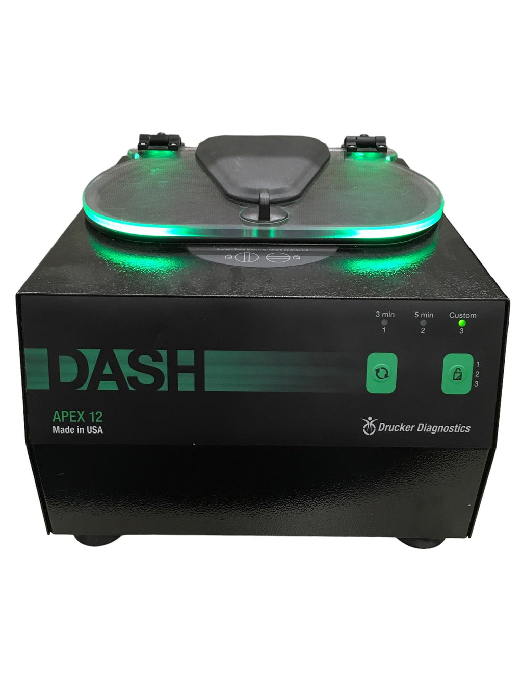 Drucker Diagnostics Dash Apex-12 Centrifuge w/ 12 Tubes