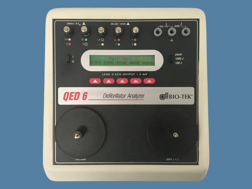 Bio-Tek Instruments QED-6 Defib Analyzer [Without Power Supply]