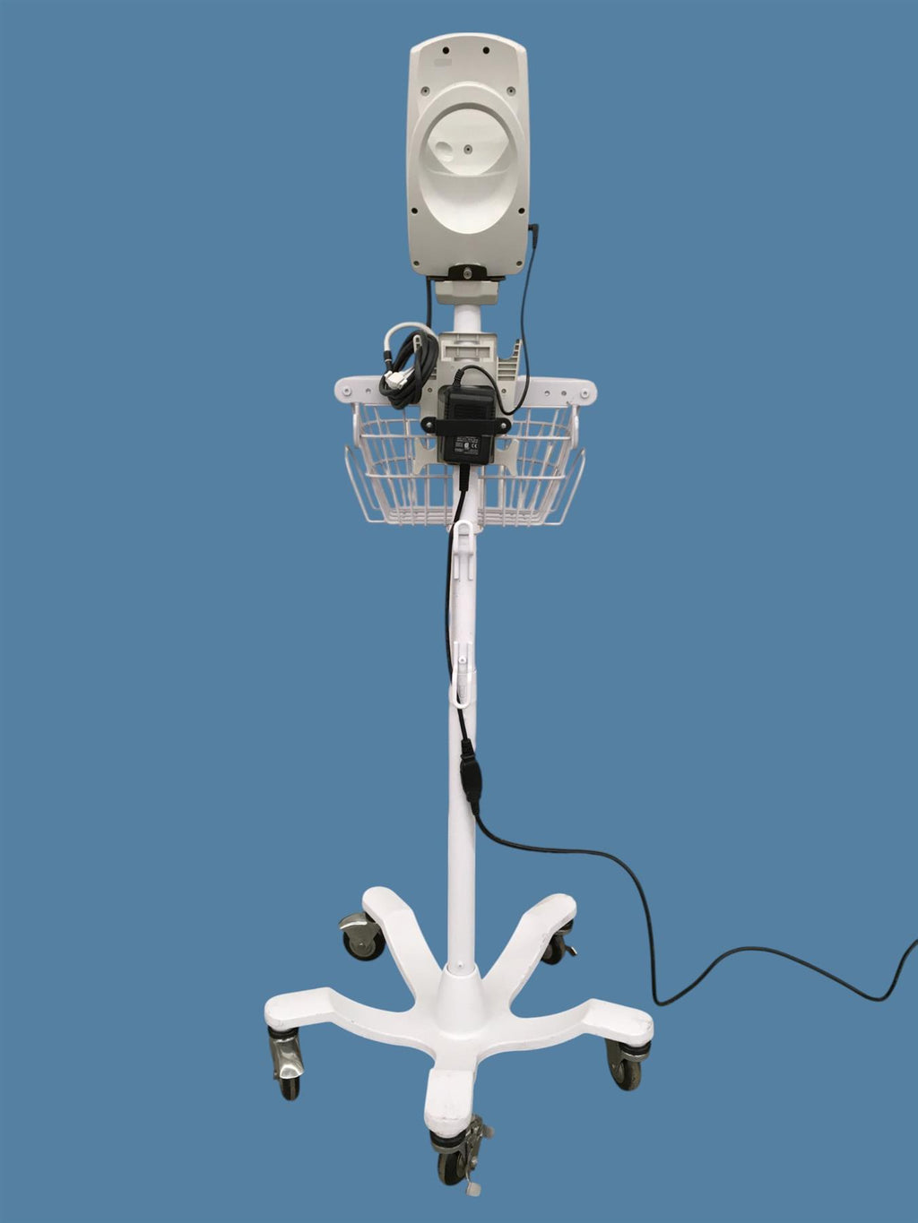 Welch Allyn Spot Vital Signs 4200B Patient Monitor w/ Cart & Power Supply