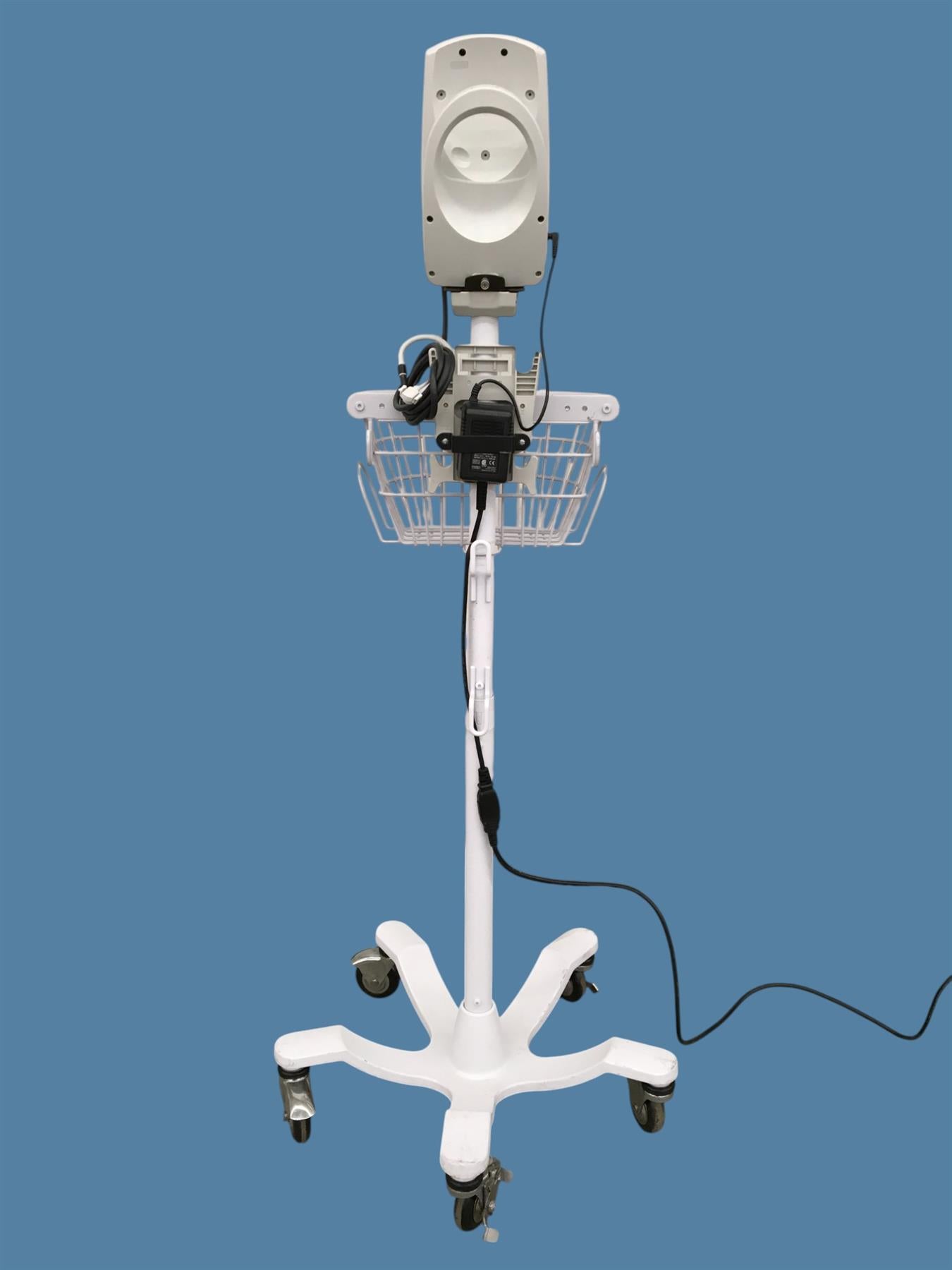 Welch Allyn Spot Vital Signs 4200B Patient Monitor w/ Cart & Power Supply