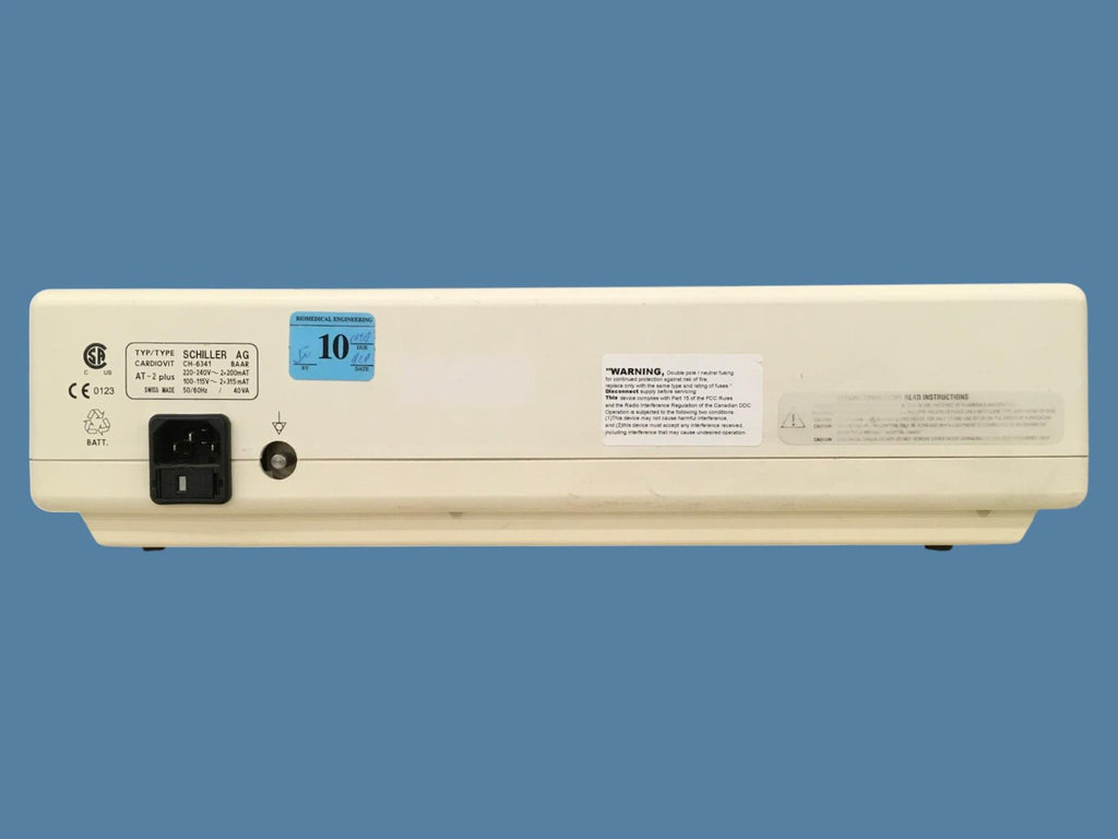 Welch Allyn Schiller AT-2 Plus EKG / ECG Resting Electrocardiograph Console