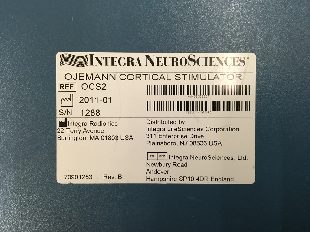 Integra NeuroSciences OCS2 Ojemann Cortical Stimulator (2011)