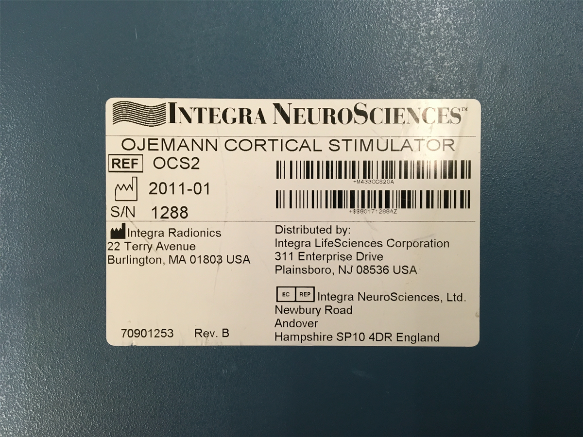 Integra NeuroSciences OCS2 Ojemann Cortical Stimulator (2011)