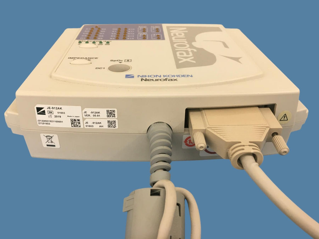 Nihon Kohden JE-912AK PSG Sleep Input Box (2019) w/ 683485B Cable