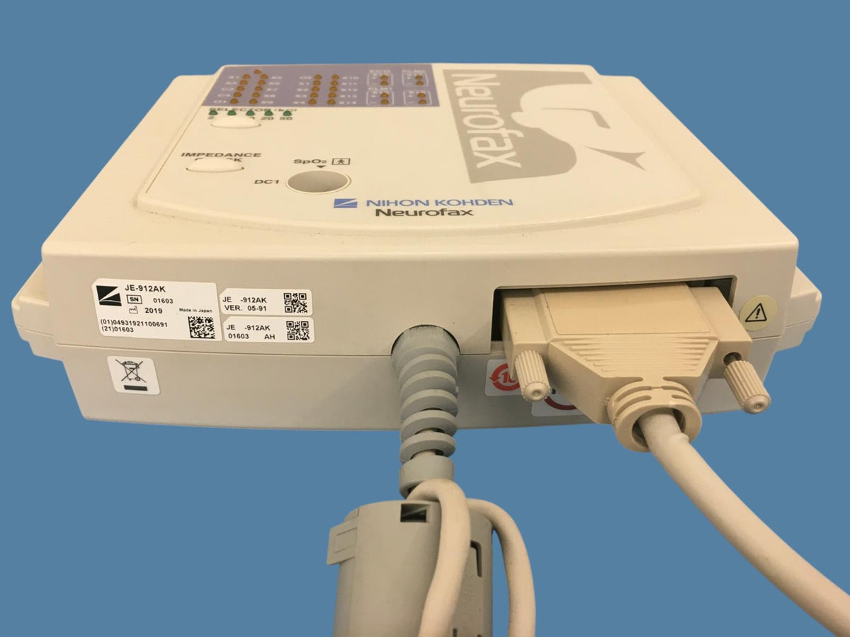 Nihon Kohden JE-912AK PSG Sleep Input Box (2019) w/ 683485B Cable