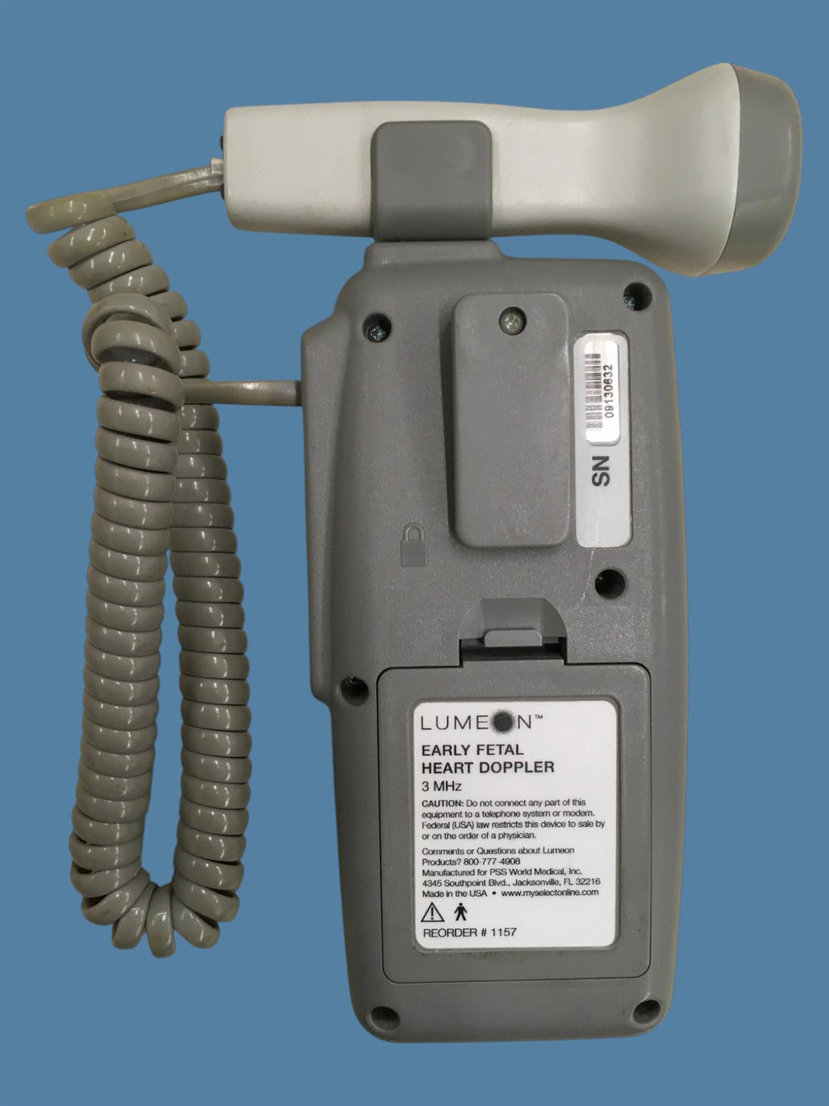 McKesson Lumeon 1157 Digital Doppler Handset w/ 3 MHz Probe