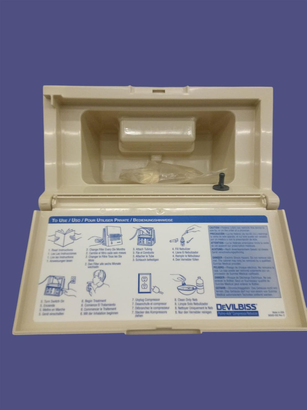 Sunrise 5650H Pulmo-Aide Compressor/Nebulizer by DeVILBISS