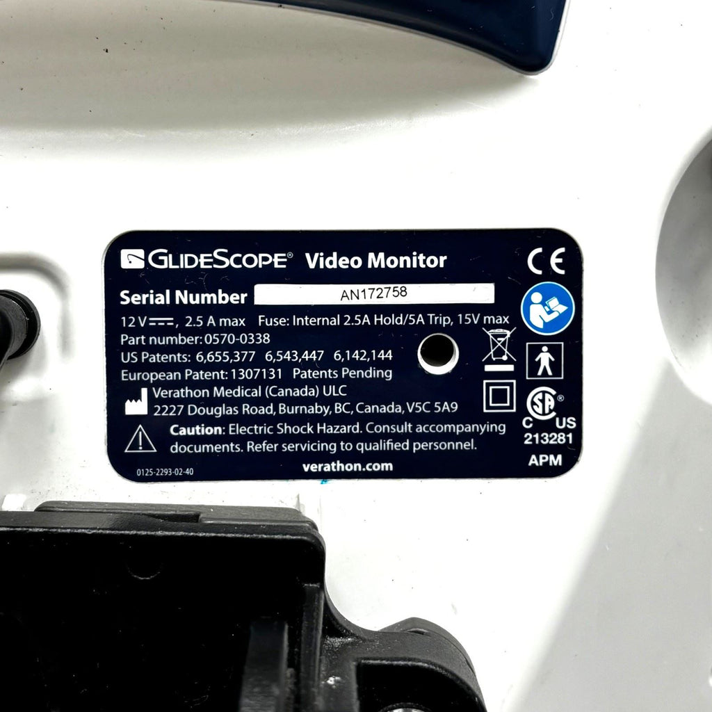 Verathon Medical ULC GlideScope Video Monitor 0570-0338