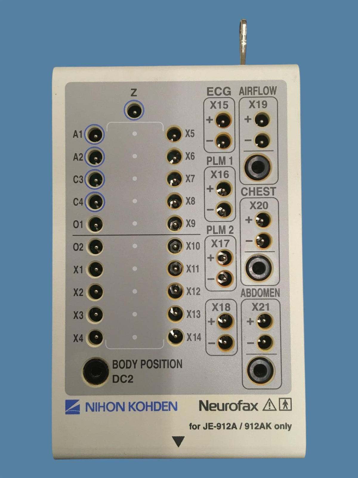 Nihon Kohden JE-915A Neurofax Junction Box for PSG / EEG