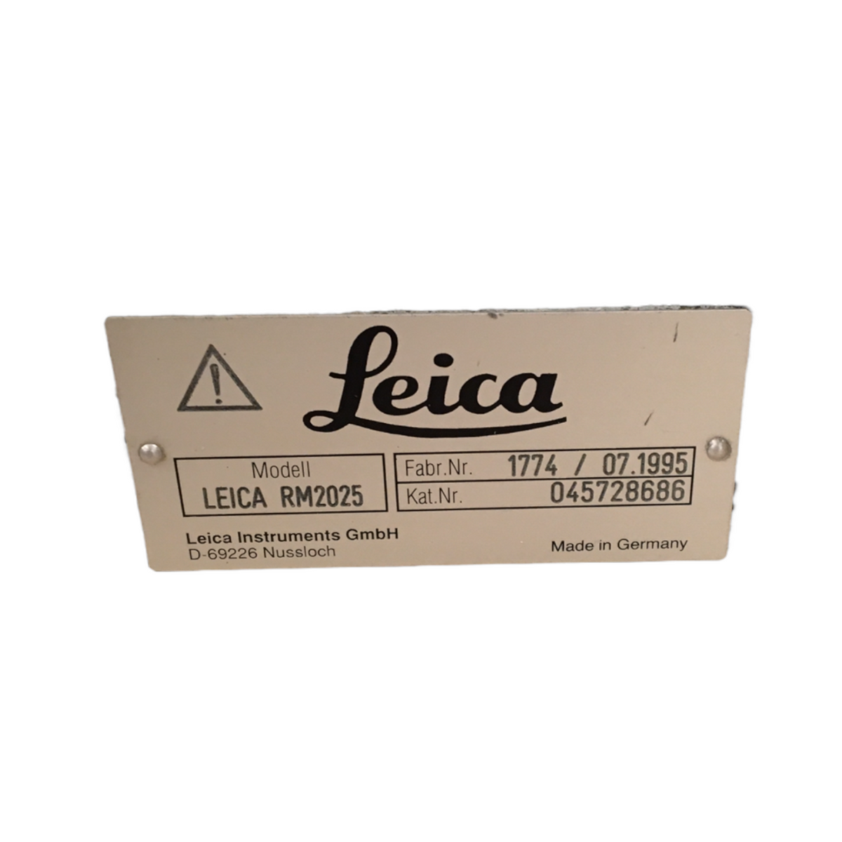 Leica RM2025 Manual Rotary Microtome (No Blade Holder)