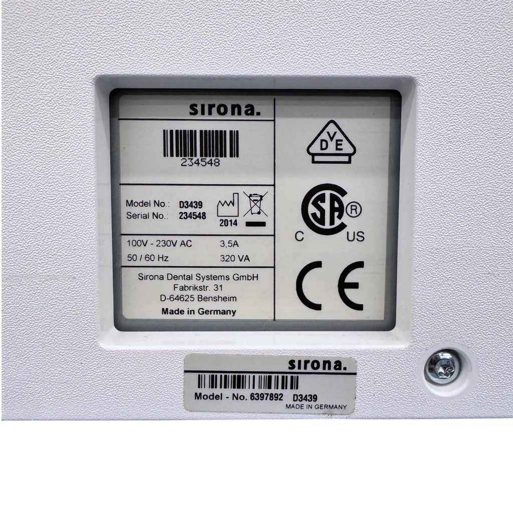 Sirona Cerec MC X Dental CAD/CAM Milling Machine