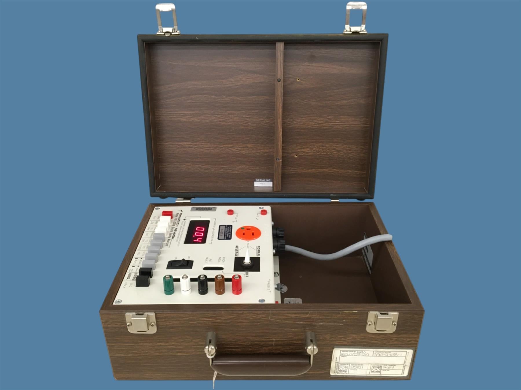 Dynatech Nevada PEI 2000B Digital Safety Analyzer w/ Wood Box/Case