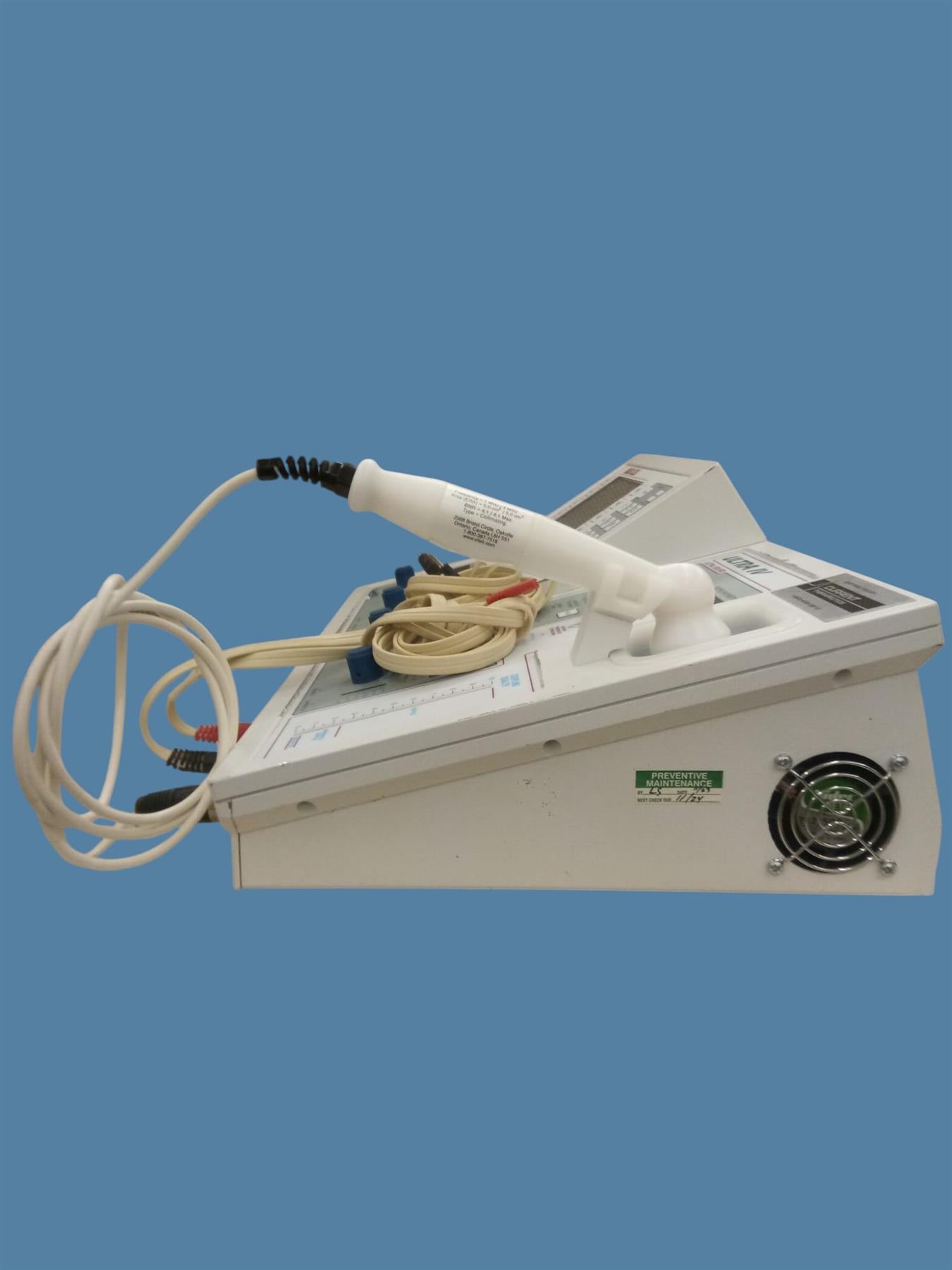 XLTEK Ultra IV Ultrasound/Electrotherapy Unit (EX-UL4) w/ Applicator & Leads