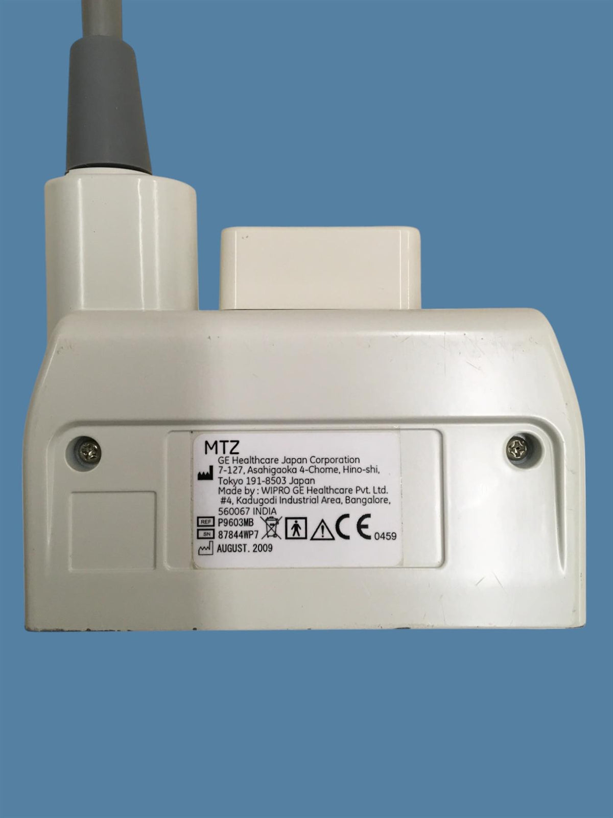 GE P9603MB MTZ 6.5MHz Endocavity Ultrasound Transducer Probe