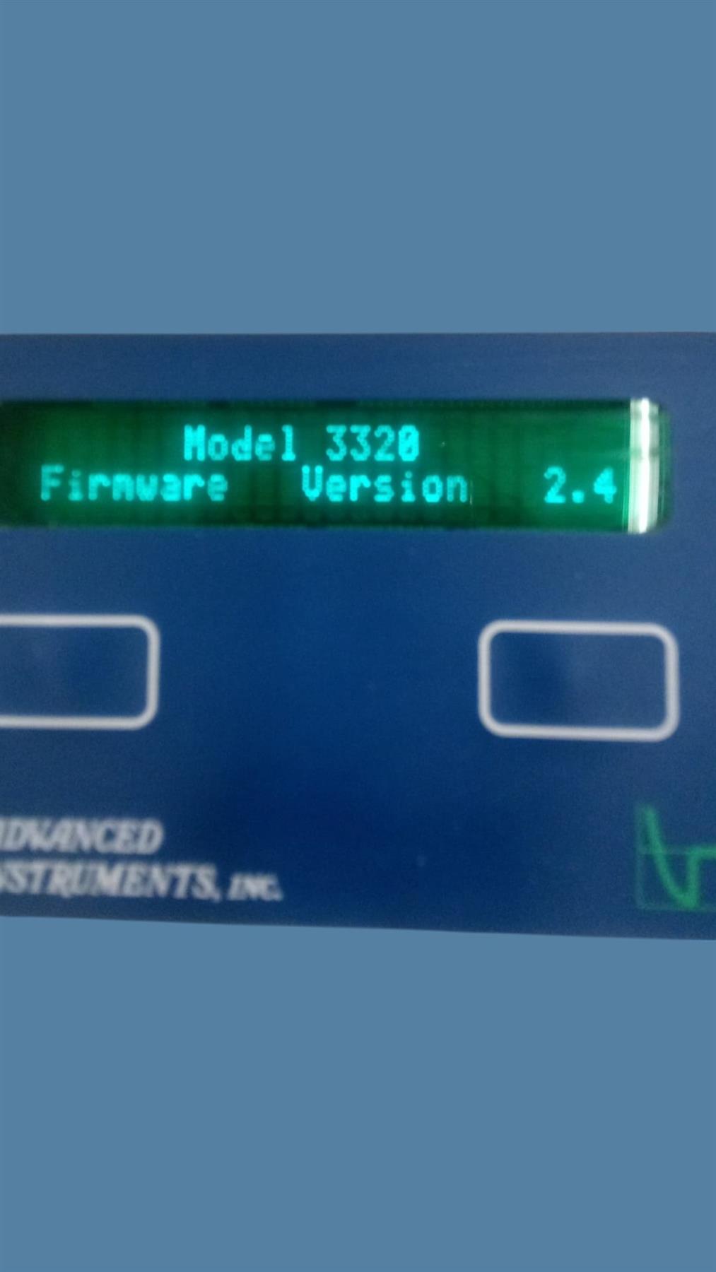 Advanced Instruments Model 3320 Single Sample Micro Osmometer FW v2.4