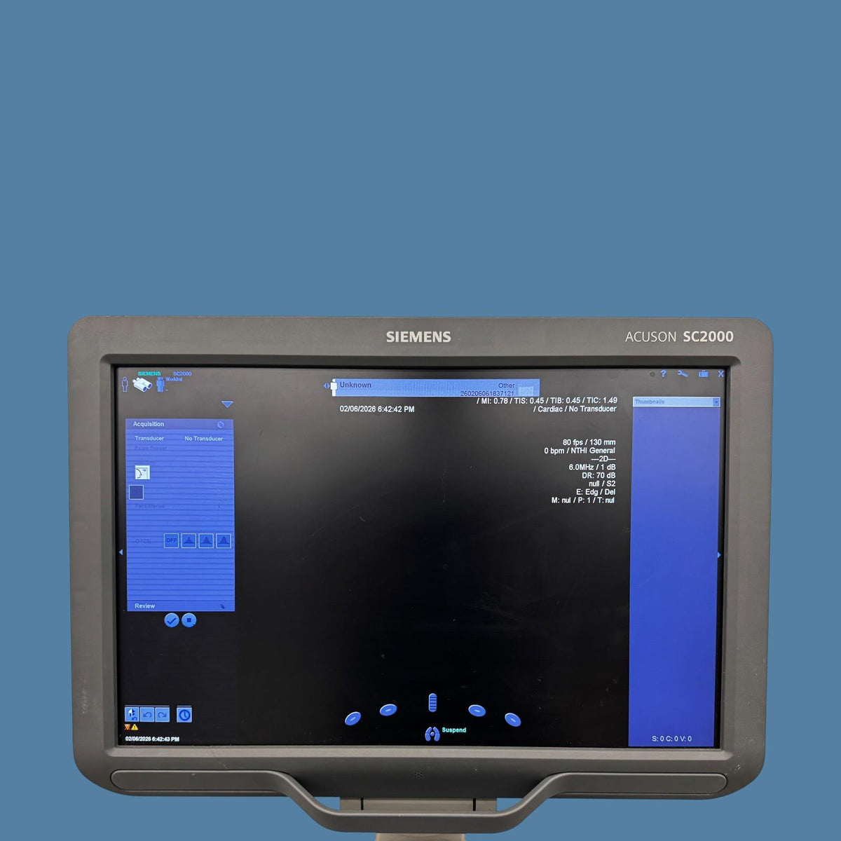 2012 Siemens Acuson SC2000 Diagnostic Ultrasound System 10433816