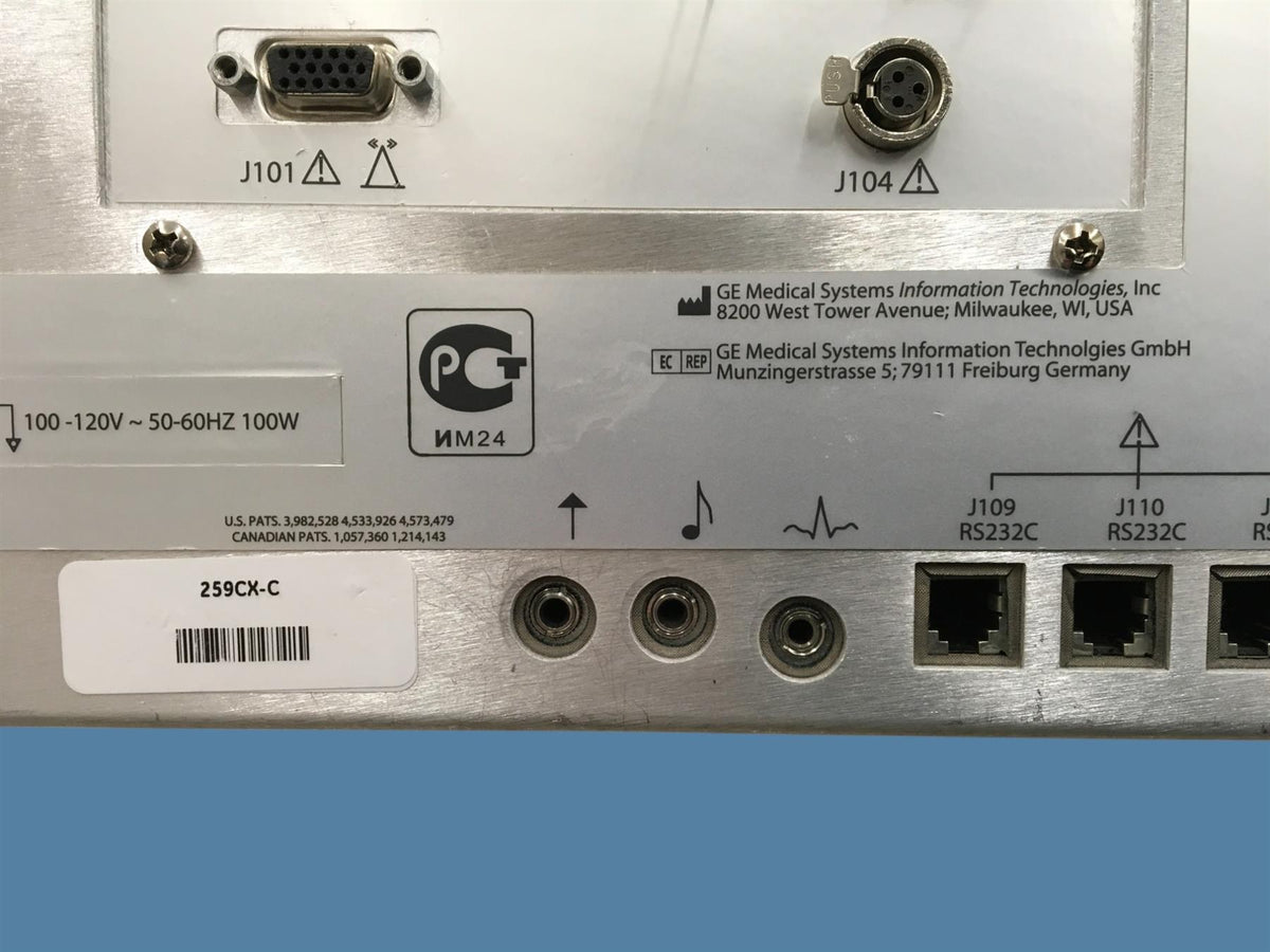 Wipro GE Healthcare 259CX-C Corometrics 250cx Series Fetal Monitor