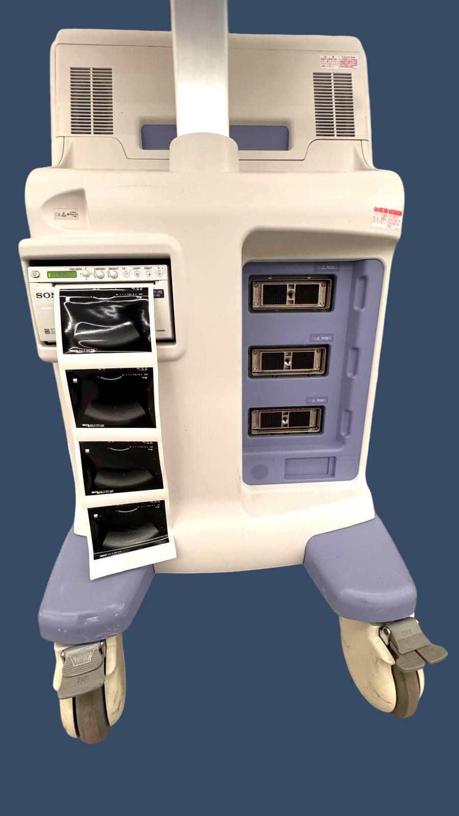 HITACHI Aloka Prosound Alpha 7 Premier Ultrasound Tested