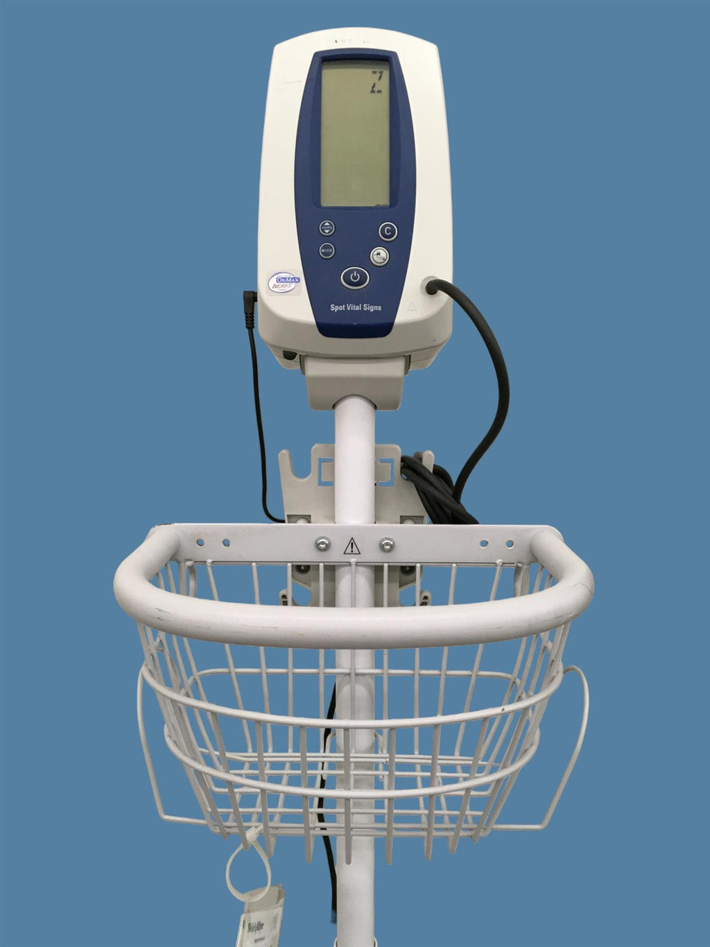 Welch Allyn Spot Vital Signs 42N0B Patient Monitor w/ Cart & Power Supply