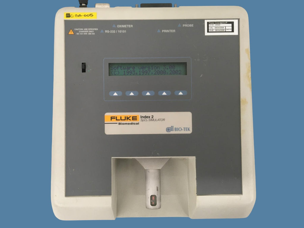 Fluke Biomedical Index 2 SpO2 Simulator INDEX-2XLFE [See Description]