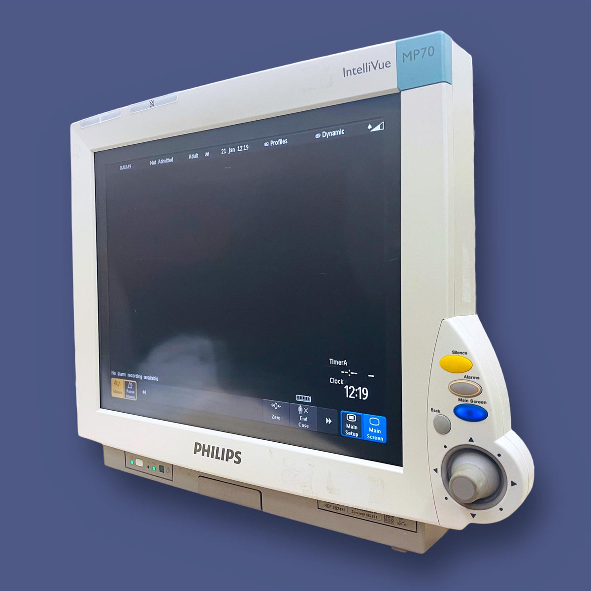 Philips IntelliVue MP70 M8007A 862451 Patient Monitoring System