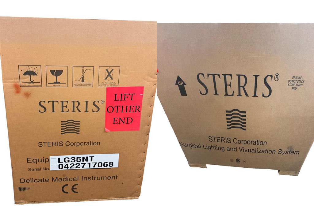 Steris HarmonyAir G-Series G5 Dual lighthead Surgical Lighting Sys W Equip Boom