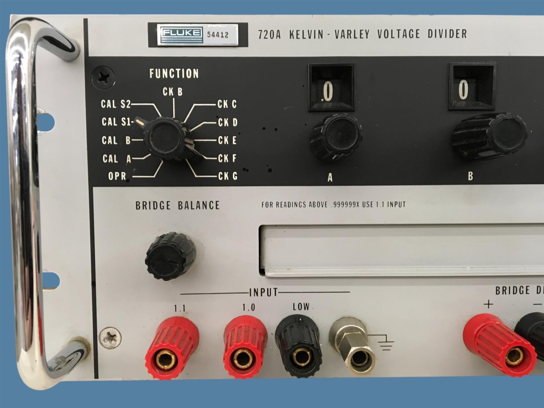 Fluke 720A Kelvin-Varley Voltage Divider