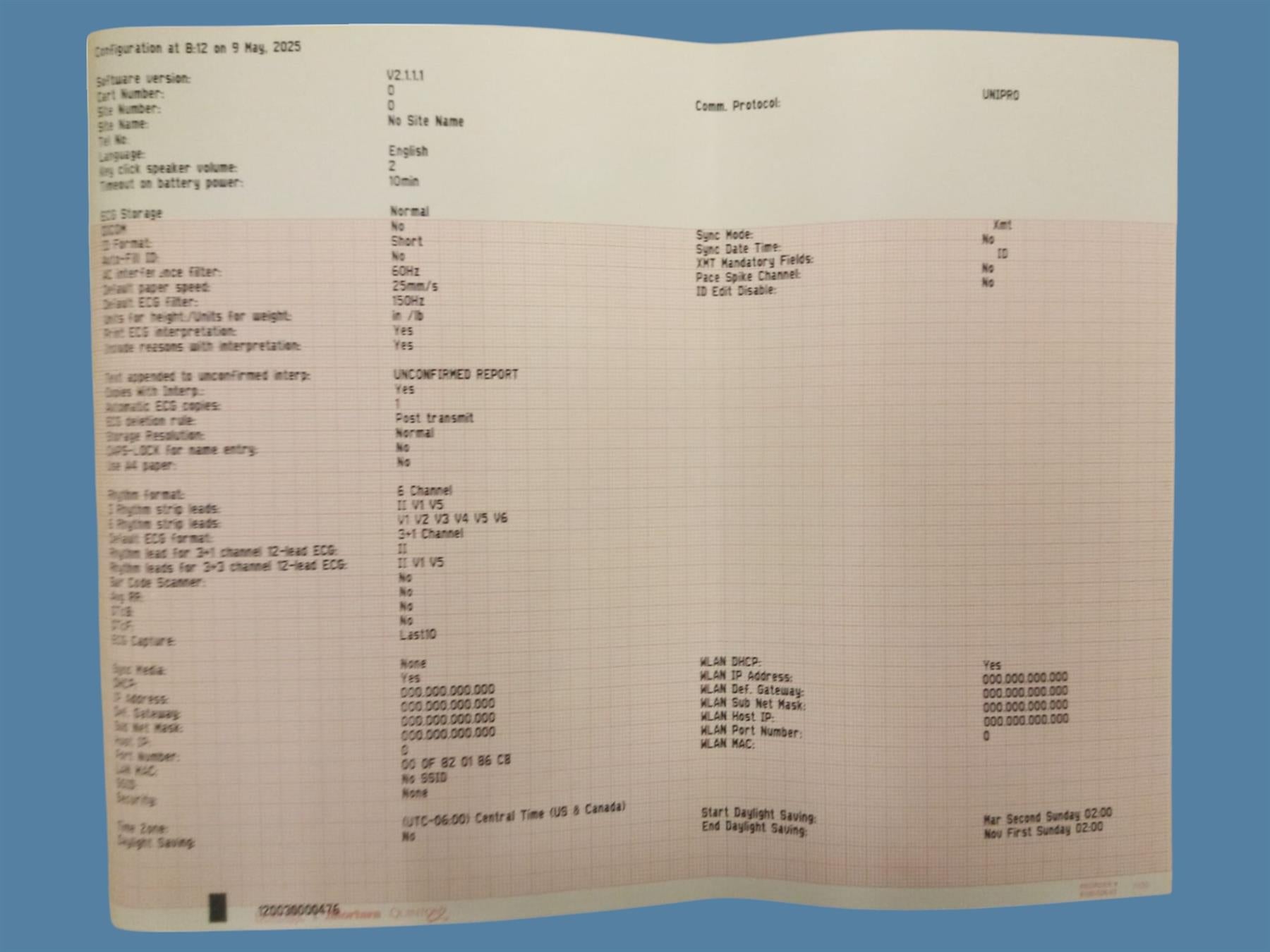 Mortara Burdick ELI 250c ECG/EKG w/ Wireless Acquisition Module & ELI Cart