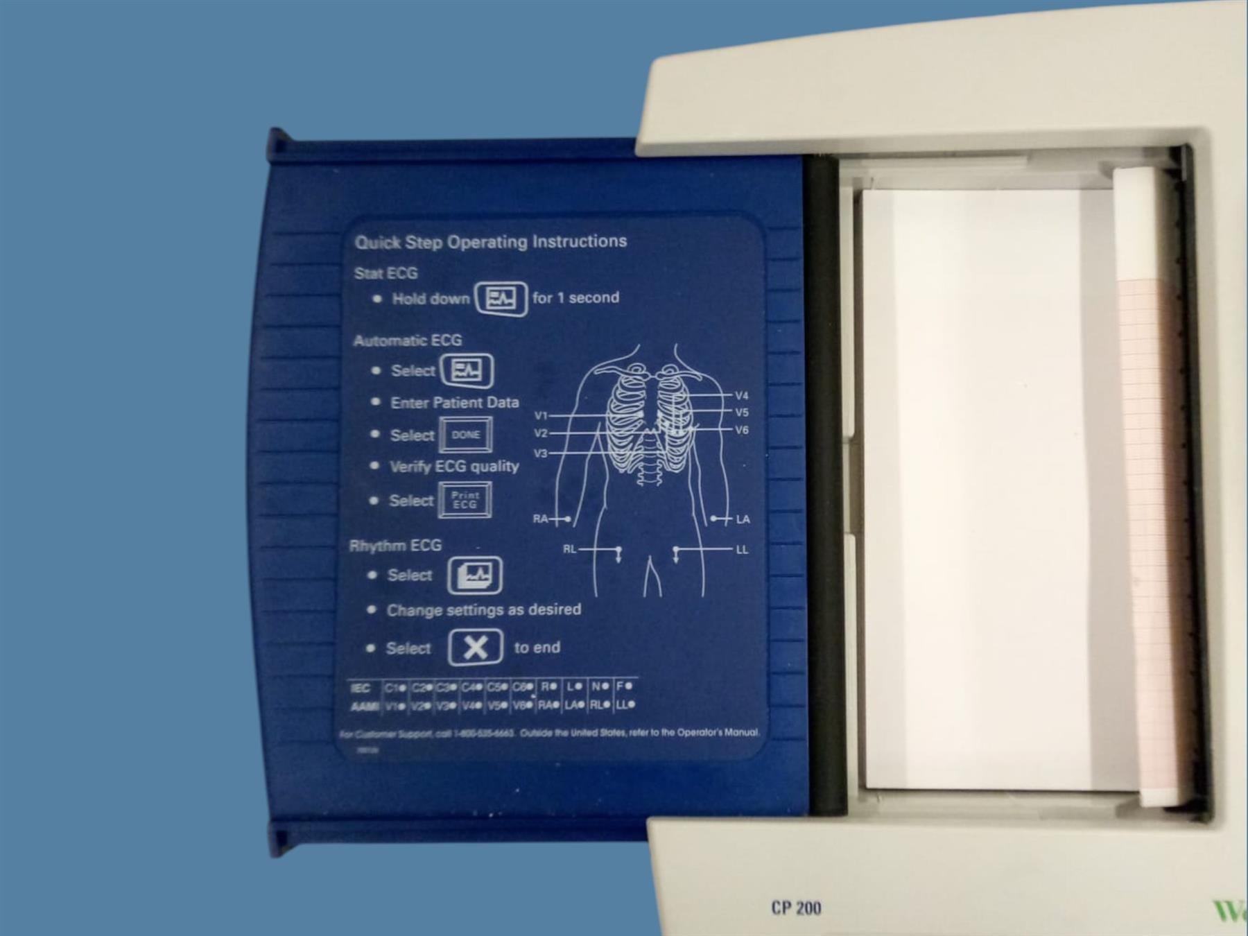 Welch Allyn CP 200 EKG/ECG Patient Monitor (REF: CP2AS)