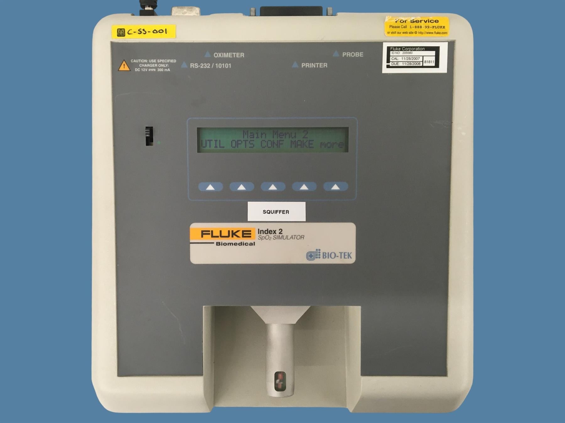 Fluke Biomedical Index 2 SpO2 Simulator INDEX-2XLFE [See Description]