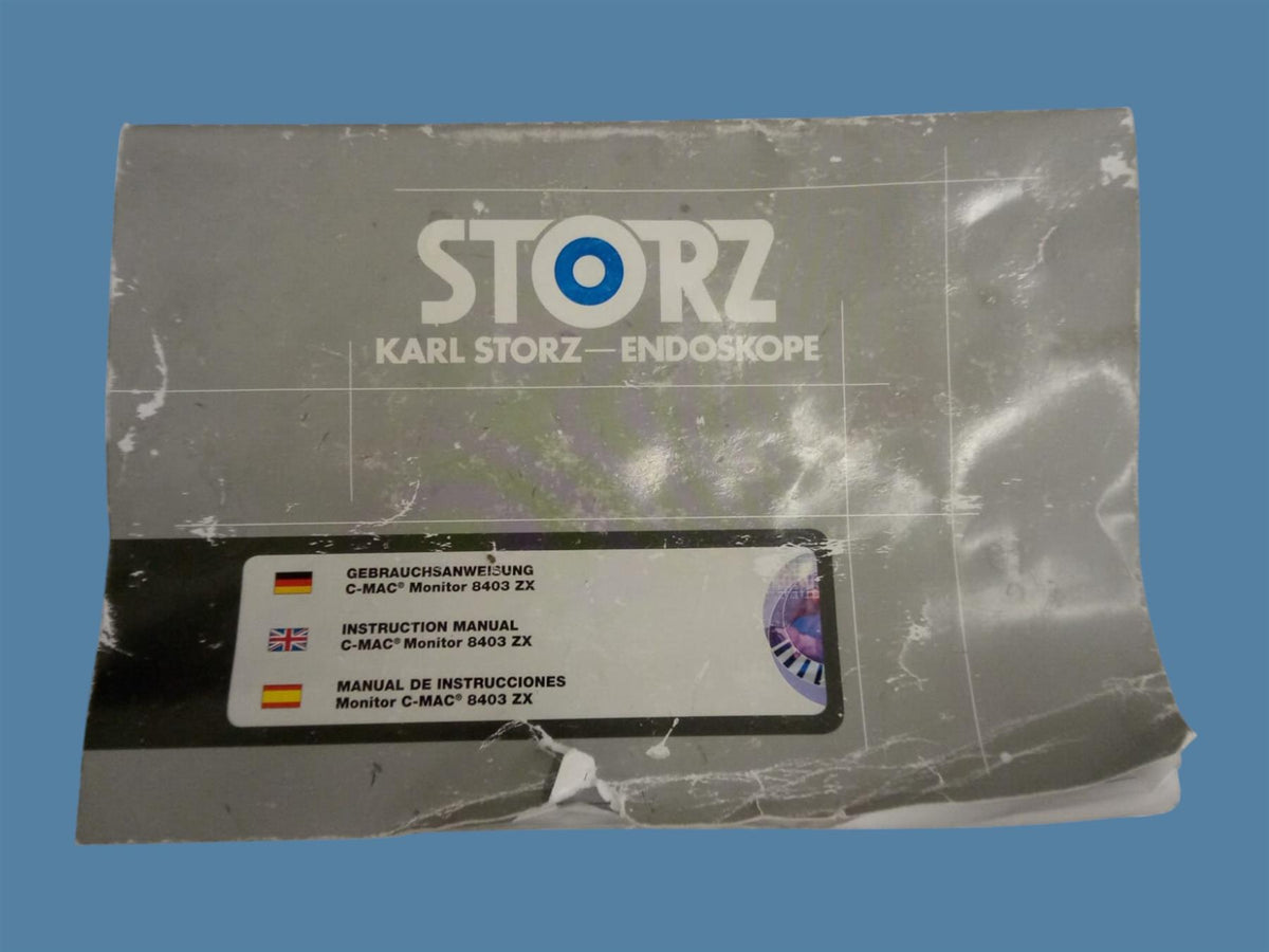 Karl Storz C-MAC Monitor 8403 ZX Video Laryngoscope Monitor w/ Rolling Stand