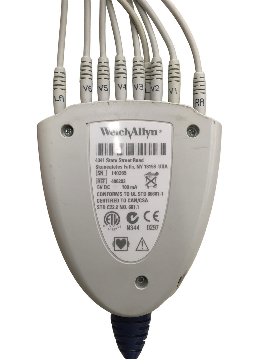 Welch Allyn CP100 Resting Interpretive EKG w/Patient Cable 400293 Interpretation