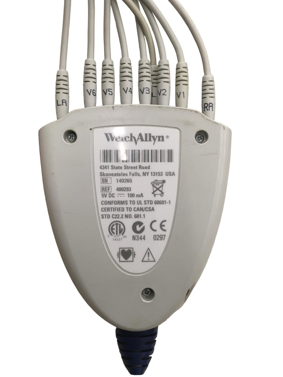 Welch Allyn CP100 Resting Interpretive EKG w/Patient Cable 400293 Interpretation