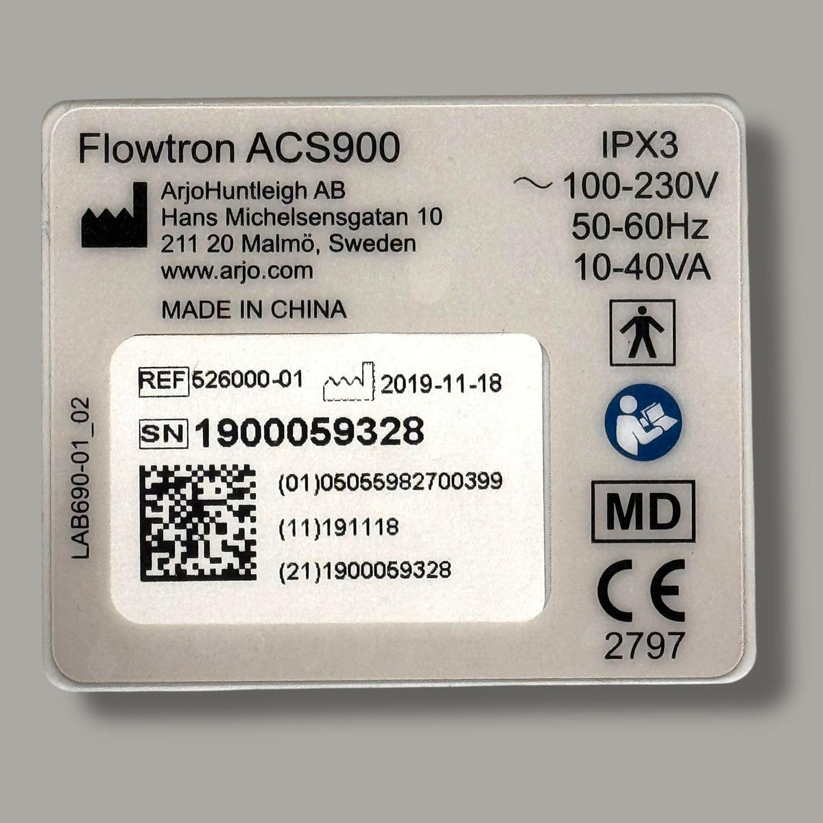 2019 Model ArjoHuntleigh Flowtron ACS900 526000-01