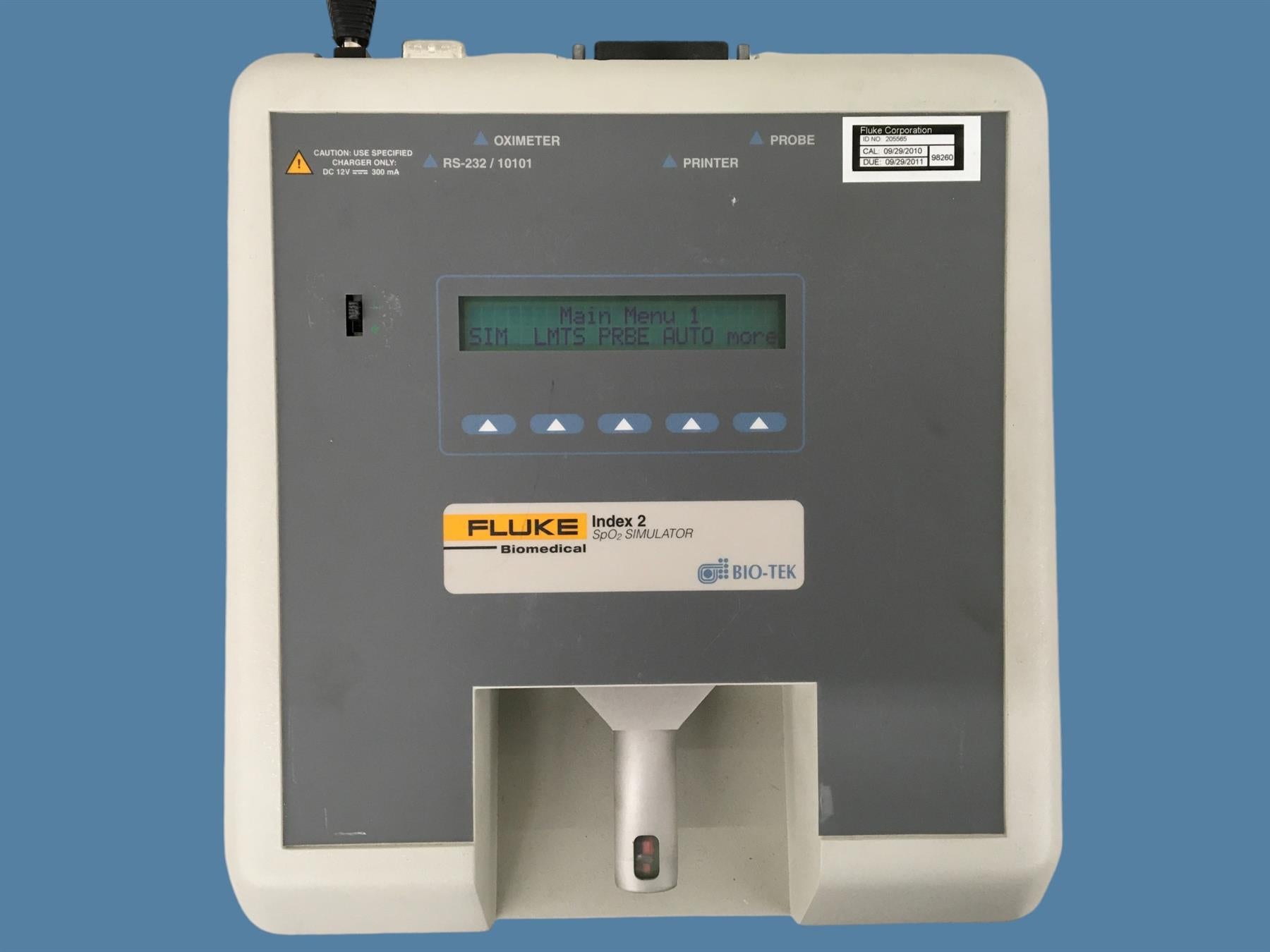 Fluke Biomedical Index 2 SpO2 Simulator INDEX-2XLFE [No Adapter]