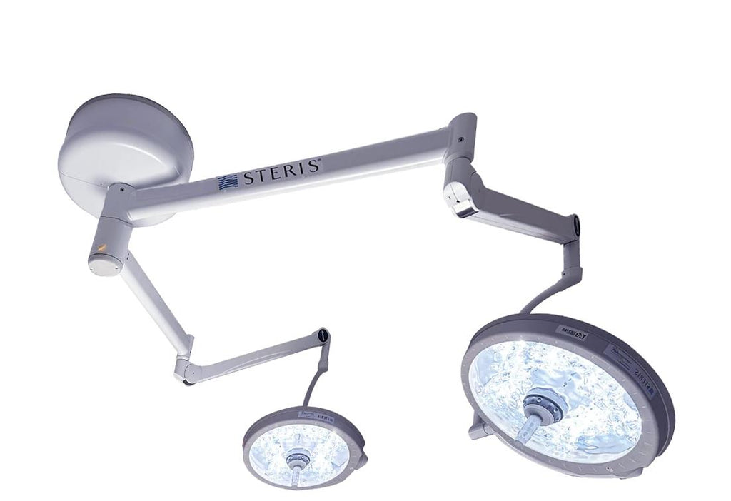 Steris HarmonyAir G-Series G5 Dual lighthead Surgical Lighting Sys W Equip Boom
