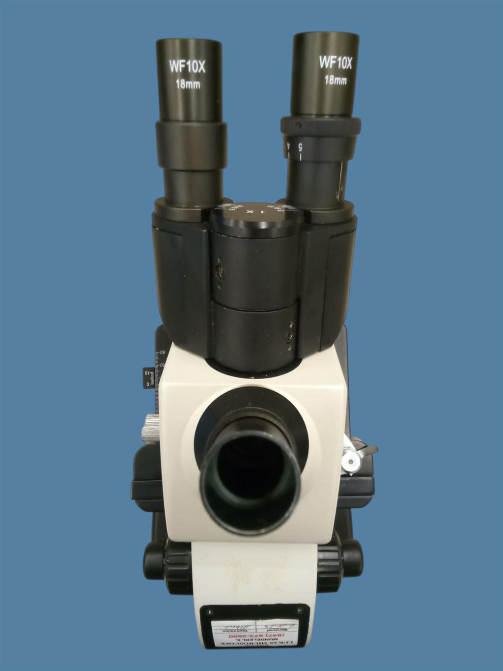 Trinocular Biological Compound Microscope w/ 4x, 10x, 40x, 100x Objectives