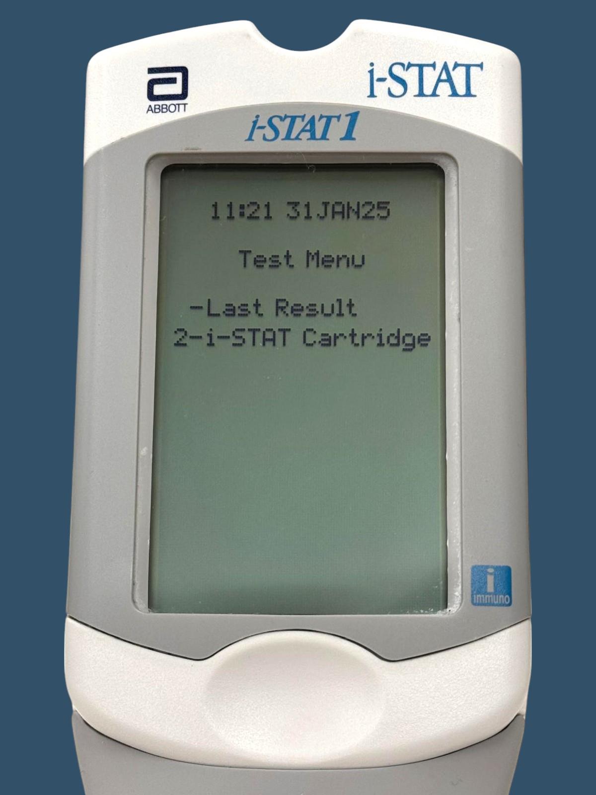 Abbott i-STAT 1 300-G Portable Hematology Analyzer Latest Software
