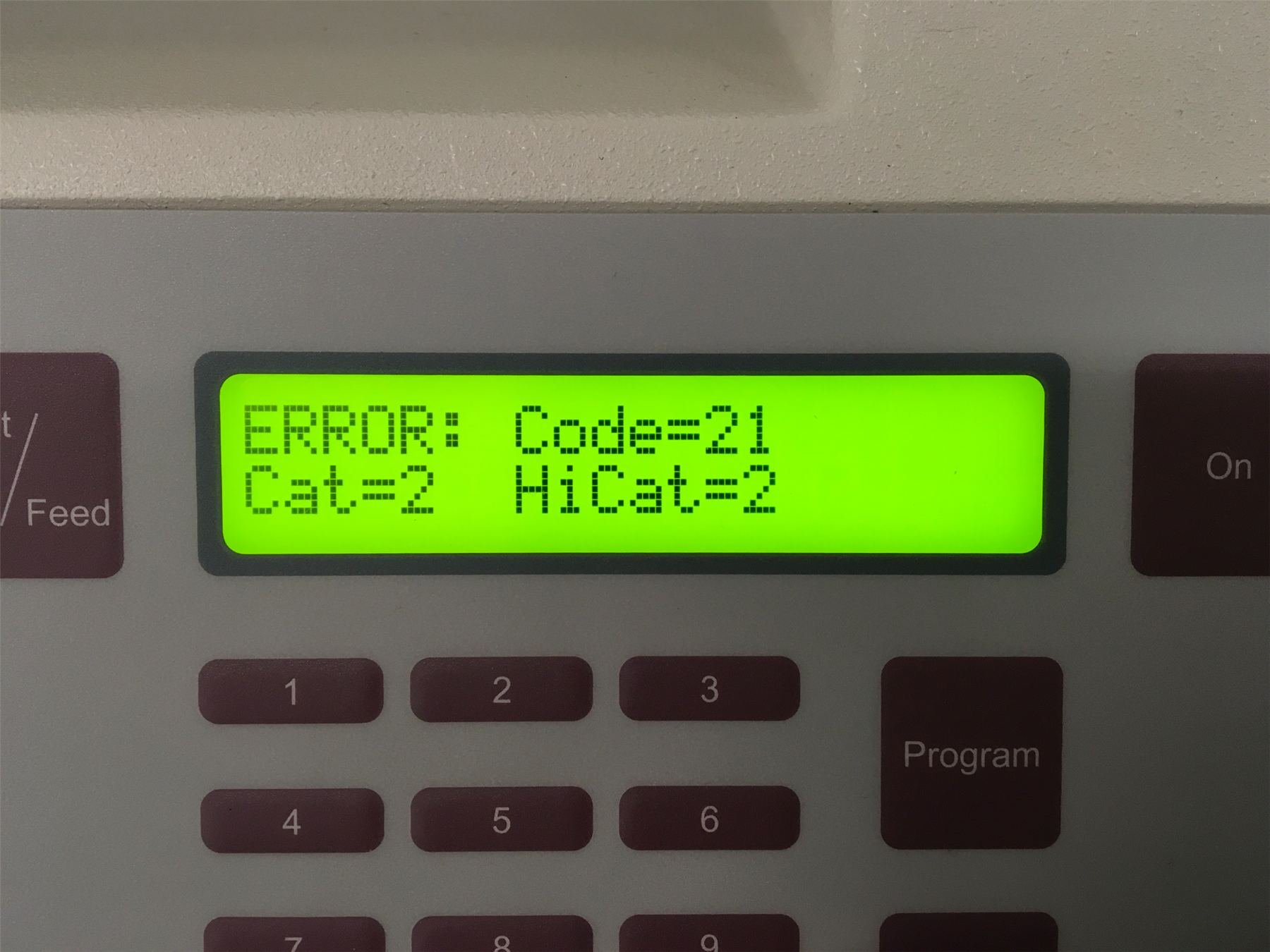 Hologic Inc. Sahara Clinical Bone Sonometer, Error Code 21, POST Fail (2011)
