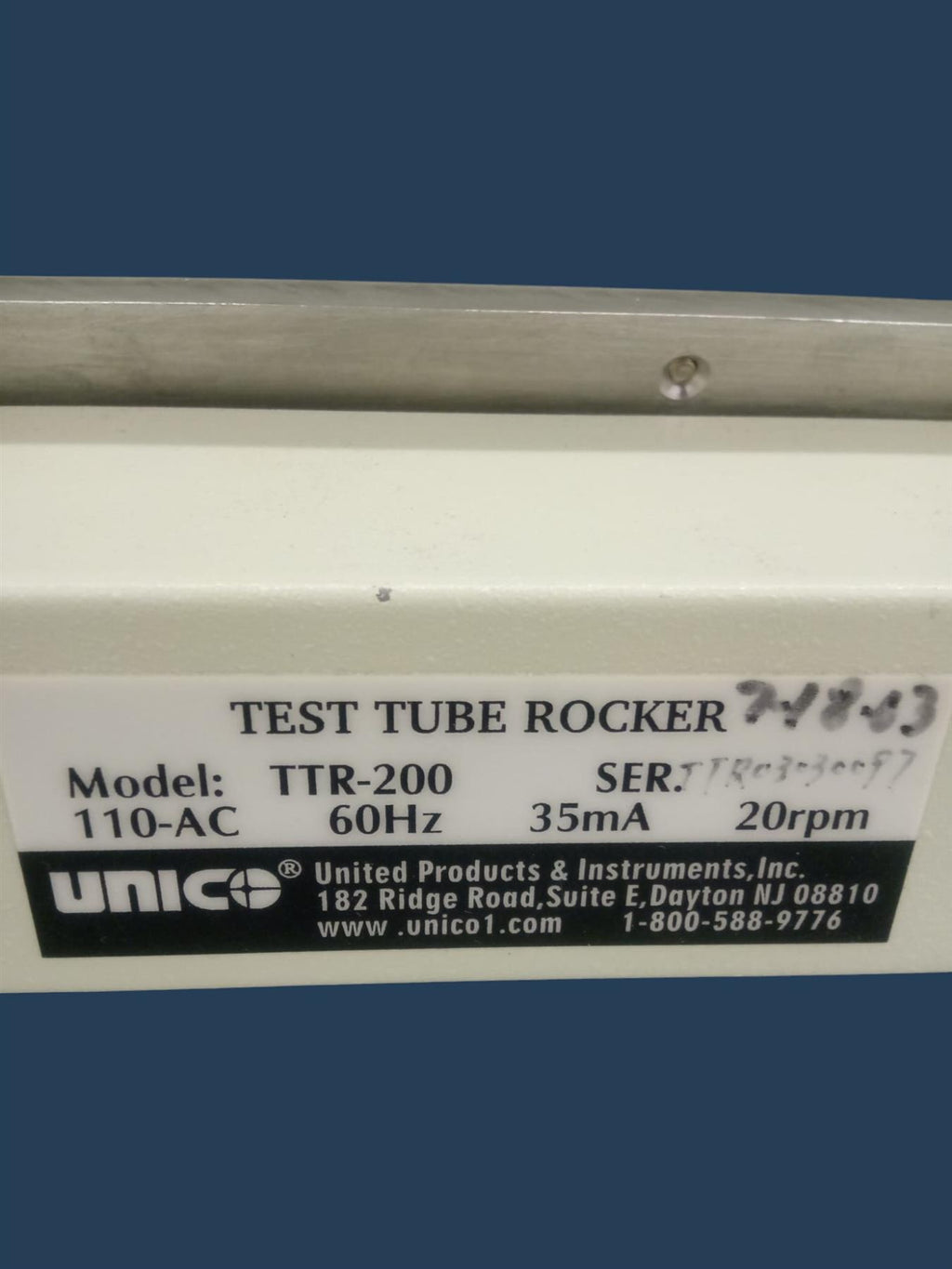 Unico TTR-200 Test Tube Rocker