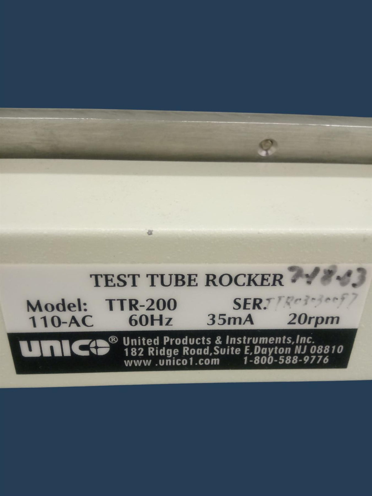 Unico TTR-200 Test Tube Rocker