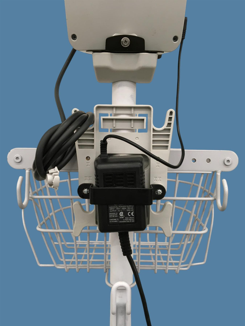 Welch Allyn Spot Vital Signs 42N0B Patient Monitor w/ Cart & Power Supply