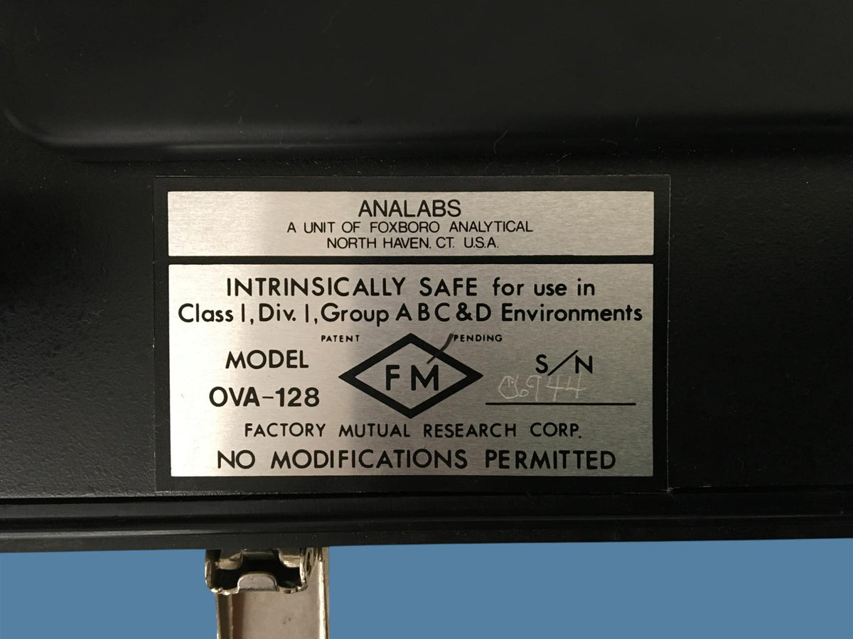 Foxboro/Analabs OVA-128 Century Organic Vapor Analyzer