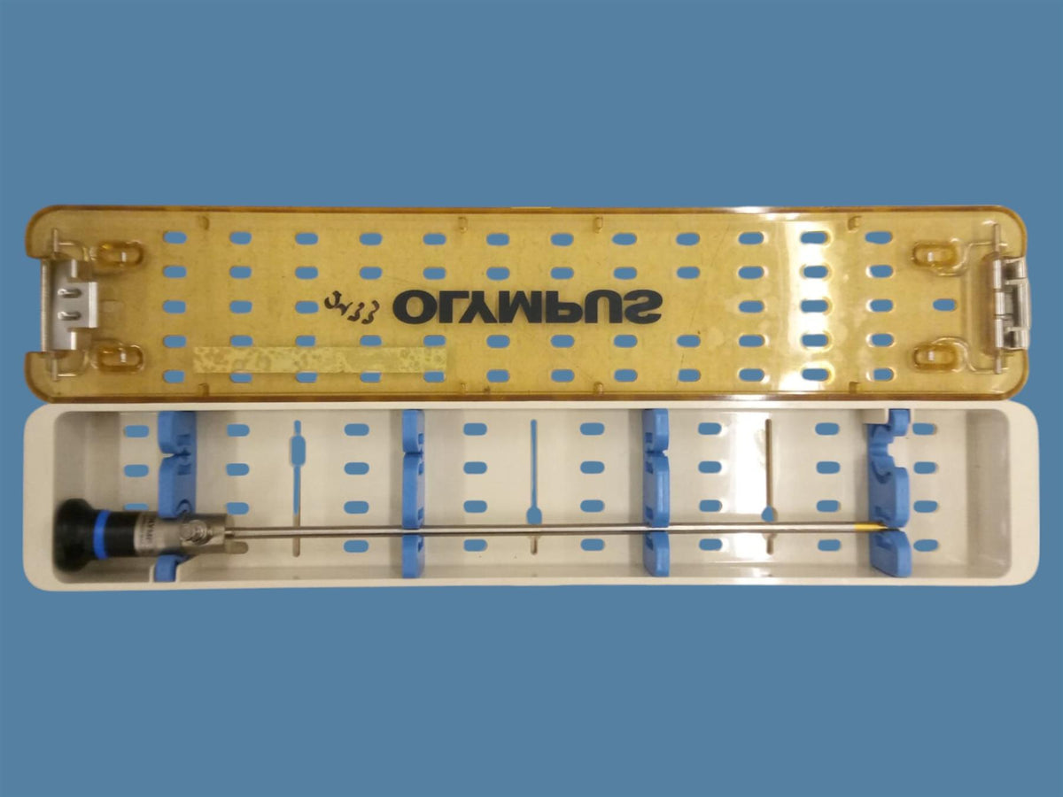 Olympus WA50372B 5mm Zero Degree Autoclavable Laparoscope w/ Sterilization Tray