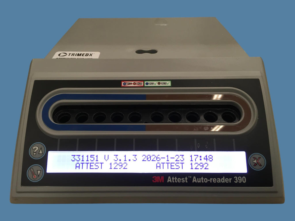 3M Attest Auto-Reader 390 Sterilization Incubator v3.1.3 w/ Power Supply (2020)