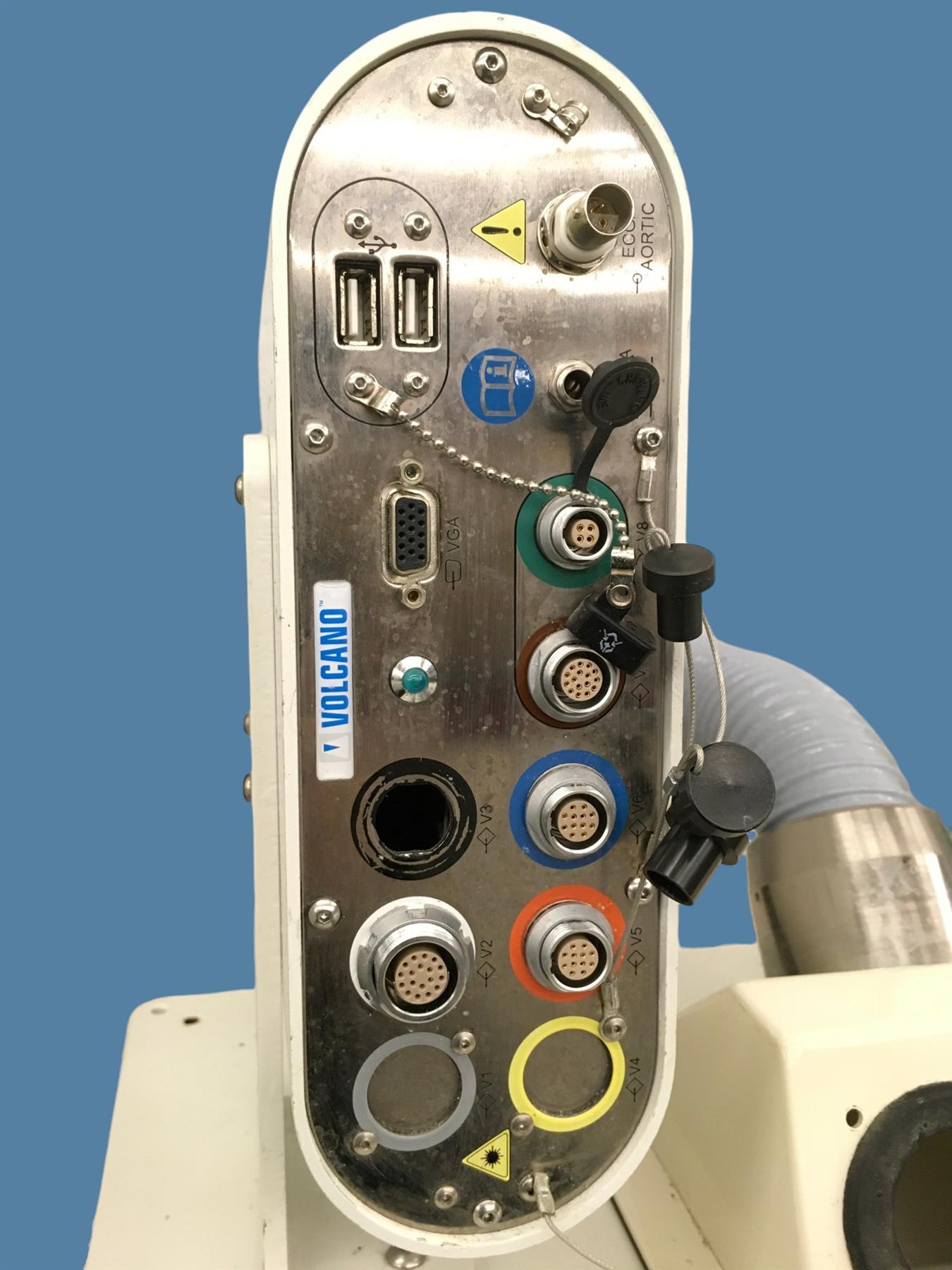 Philips Volcano 411-0100.01 Connection Box for IVUS w/ Hose & Mounting Plate