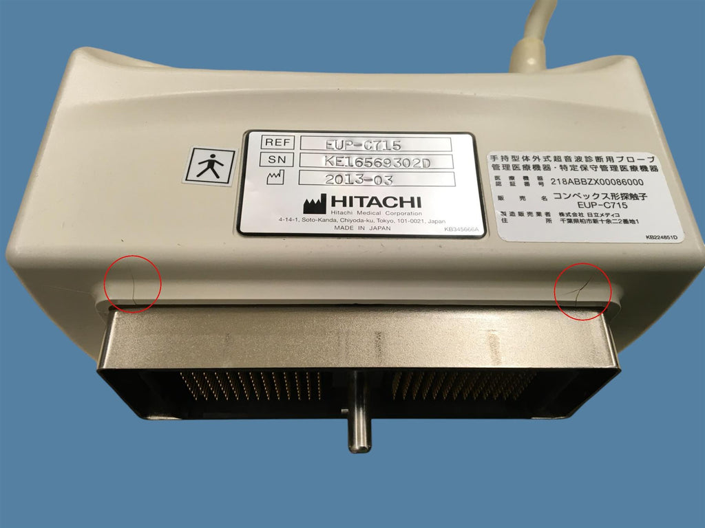 Hitachi EUP-C715 Convex Array 1/5MHz Ultrasound Transducer Probe (2013)