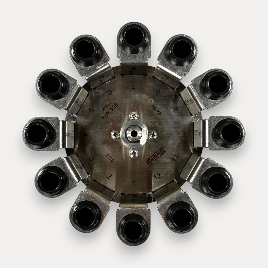 Hettich 1126 Centrifuge Rotor with 12x 1127 "B" Buckets
