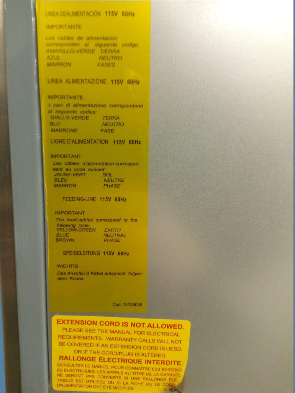 American Biotech Supply ABT-HC-UCBI-0404SS-LH Pharmaceutical Fridge/Freezer