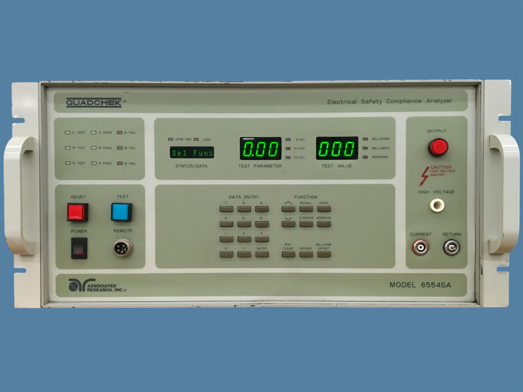 Associated Research Quadchek 6554SA Electrical Safety Compliance Analyzer